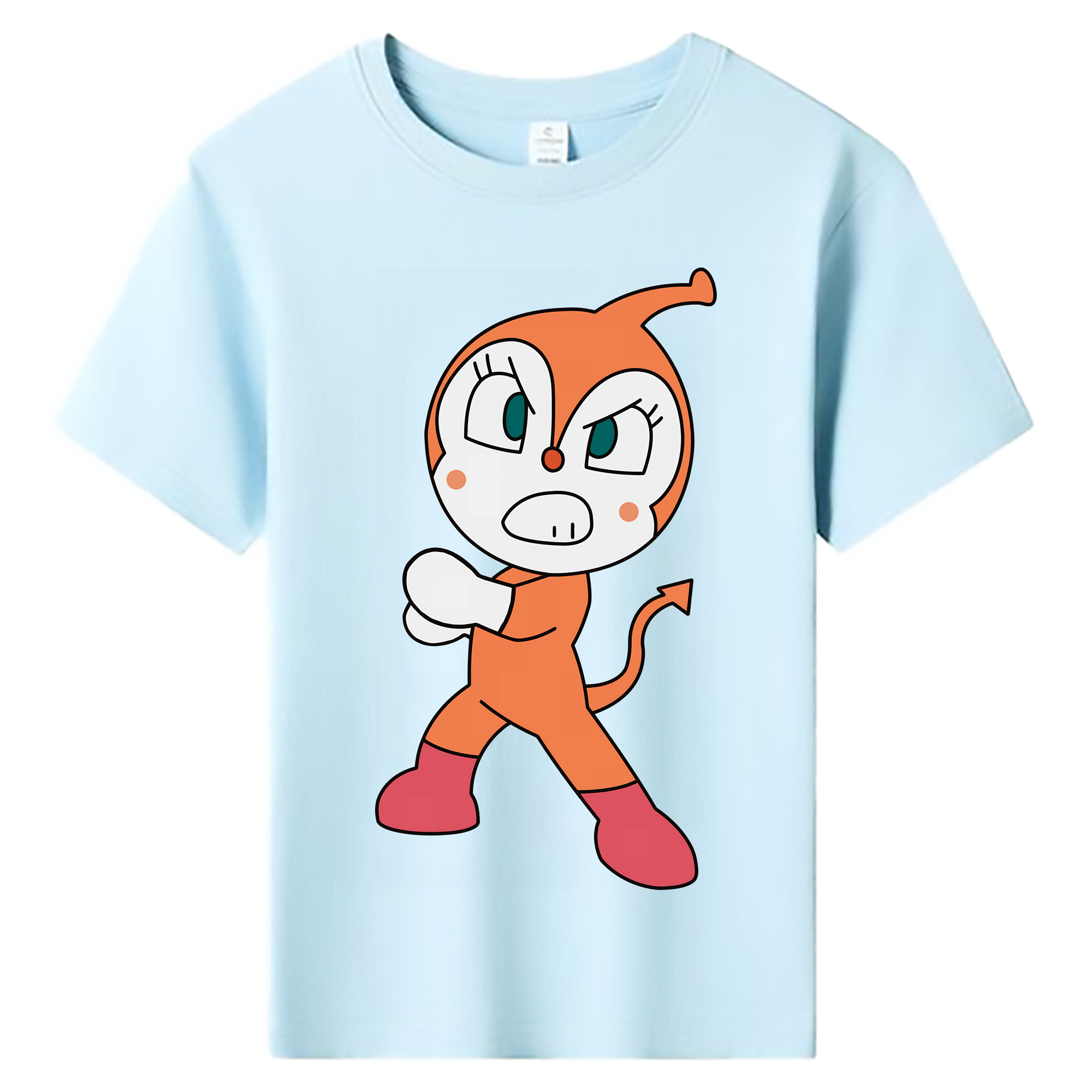（画像用） アンパンマン Anpanman 綿100％キッズTシャツ（フロントプリント）